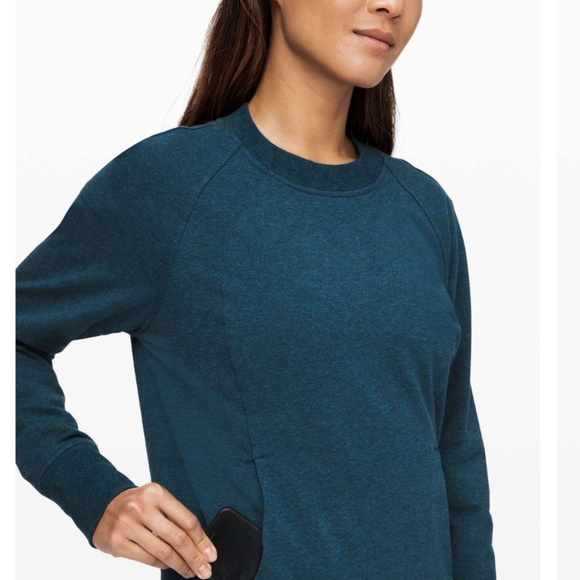 Lululemon Scuba Crew in Heather Night Diver - Picture 4 of 10